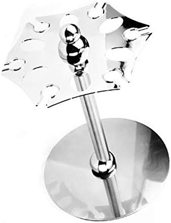 Hangsmom Hanger Не'рѓосувачки челик креативно двојно двојно исцедување наопаку ротирачки шампањски метал бар кристално вино што виси стакло