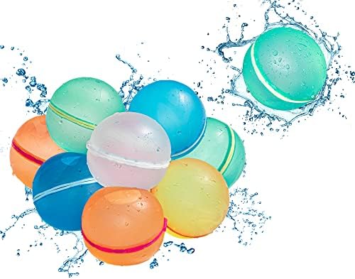 16 парчиња балони за еднократно вода, летни играчки за вода за забава, лесни за напојување водни бомби, еднократно за борби со балони, без балони