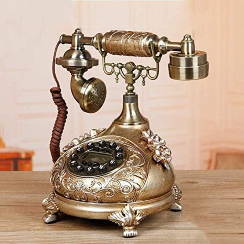 Antique Fixed Telefed MJWDP Телефонски ретро-жичен телефон ретро фиксни телефон за дома хотел