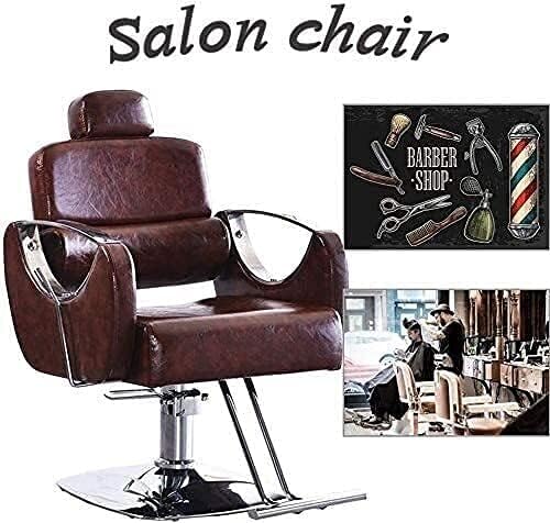 Qlazo Swivel Barber Salon Styling, хидрауличен стол Бустер седиште за убавина Хидраулична бербер стол Стилистичка салон за столче за хидраулична