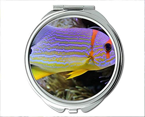 Огледало, Компактно Огледало, мандаринска риба тема На Џебно Огледало, преносливо огледало 1 Х 2Х Зголемување