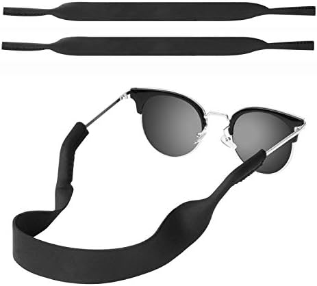 Фриотн мажи/жени очила за очила за сонце, безбедносен држач за очила, неопрено-идеал за спорт и отворено, одговара на повеќето очила,