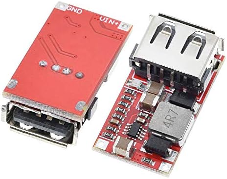 DAOKI 5PCS DC-DC BUCK CONVERTER 6-24V 12V 24V до 5V CAR USB полнач модул 3А Модул за напојување на напон за напојување со модул за напојување со