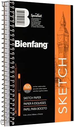 Bienfang R237104 Sketchbook 5 1/2 од 8 1/2-инчи, 100 листови