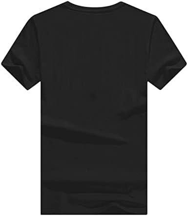 Маици за жени ЕКГ печатени врвни маици кратки ракави слатки маички кошули екипаж Туника Туника тренингот модни кошули на блуза