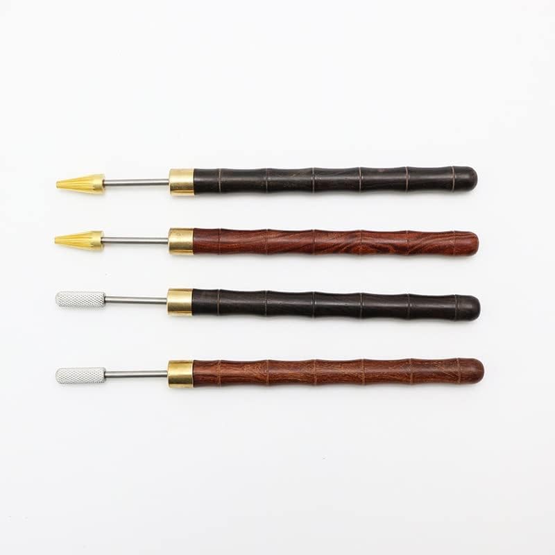 Кожен раб масло пенкало DIY раб за боење Пенкало за боење Брзи раб на раб, ролери за кожни алатки занаетчиски алатка за боја, алатка за