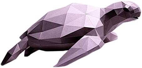 Wll-DP морска желка изгледа рачно изработена оригами загатка DIY хартија модел хартија скулптура тродимензионална геометриска декорација