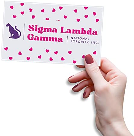Сигма Ламбда гама сороста лиценцирана налепница за декорации 3x5 инчи