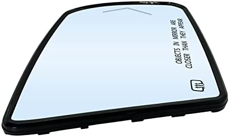 Патнички десна страна загреано огледало стакло со замена на светло за маркерот на сигнал за 2008-2017 година Toyota Sequoia, 2007-2021