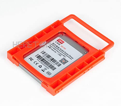 10 парчиња/многу 2,5 до 3,5 инчи SSD до HDD Монтажа Железнички Пластика Адаптер Држач Држач Приклучок Хард Диск Заградата Црвена TQ35T25