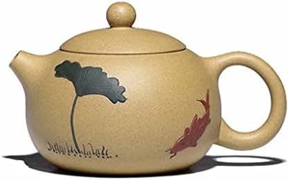 Kutdyk Purple Clay чајник Xishi чајник руда за убавина садот за садот за садови за рачно изработен чај сет
