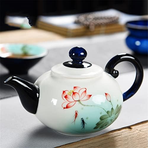 SDFGH рачно насликани xishi kung fu мал чајник керамички единечен тенџере чај за домаќинство поставен рачно изработен чајник