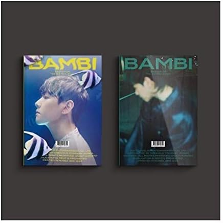 Exo Baekhyun Bambi 3rd Mini албум Photobook верзија Случајна покривка ЦД+2P Преклопување постер+88P Photobook+24P Thicks Book+Clear Card+1P