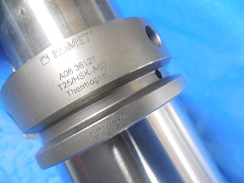 HSK63A 25 mm I.D. Држете го држачот на алатката за смалување T25/HSK-A63 Thermogrip w/цевка за ладење