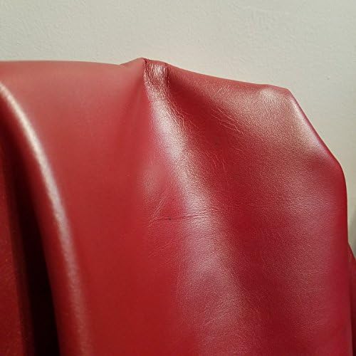 Nat Leathers Red Shimmer Soft Nappa кожа 2.0-2,5 тапациран занает, чевли, чанти за чанти од чанти од кравји чанти од крава кожа