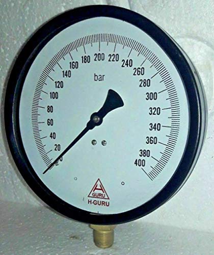 Оригинален мерач на хидрауличен притисок на Fiebig 400 Bar 6 ”Dial1/2 BSP Limited Edition MTI