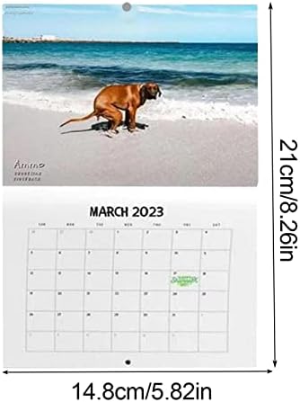 Ѕид Календар За Какање кучиња, Смешни 2023 Пучи Со Прекрасен Календар За Ѕид На Место, Смешен Календар За Какање Кучиња, 2023 Смешен