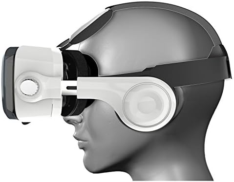 Dmg VR ВИРТУЕЛНА Реалност 3d Очила VR Кутија Со Слушалки За 4.0~6.0 Инчи Ios Андроид Паметни Телефони, Прилагодливо Фокусно Растојание