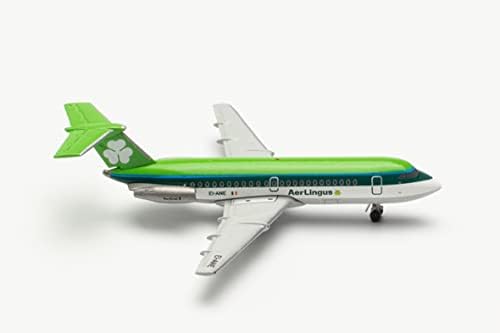 Херпа 534826 Aer Lingus BAC 1-11-200-Ei-Ane St. Mel Building Miniature Models Колекционерски, разнобојни, разнобојни