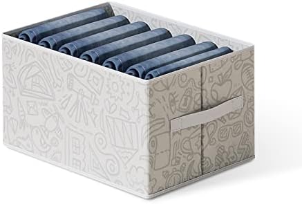 АЛАКСИ пп кутија за складирање облека артефакт рачно нацртани поделени фармерки кошница за складирање долна облека Кутија За складирање Големи