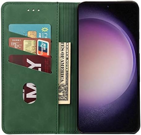 Дневникот На мавис Флип Покритие Компатибилен Со Samsung Galaxy S23 Плус Случај Паричник Со Држач За Картички Kickstand, Мека Кожа Фолио
