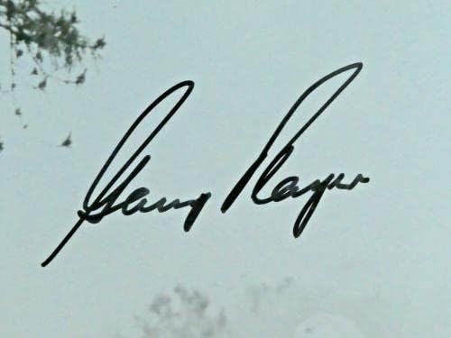 Гери плеер потпиша 8х10 голф фотографија со налепница JSA без картичка - автограмирани фотографии за голф