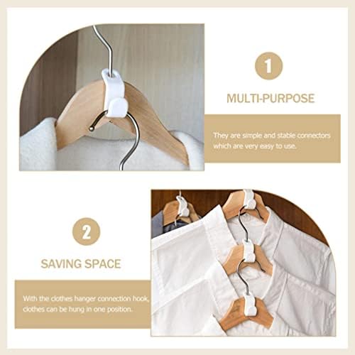 Cabilock Hangers Облека за закачалки за закачалки куки за облека за продолжение на просторот за заштеда на простор за заштеда на простор за плакари