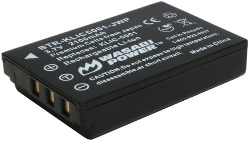 Батеријата Wasabi Power за Sanyo DB-L50, DB-L50AU и Sanyo VPC-FH1, VPC-FH1A, VPC-HD1000, VPC-HD1010, VPC-HD2000, VPC-HD2000A,
