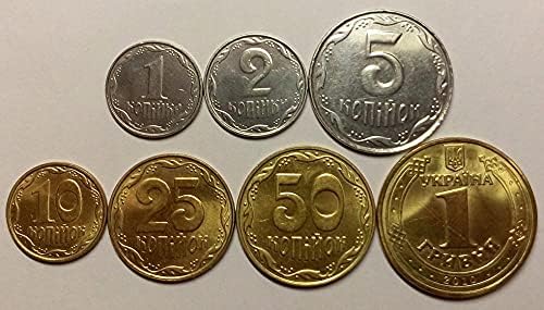 Голем Сет на 7 украински Монети