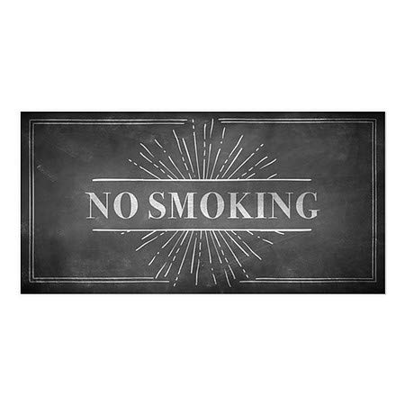 CGSignLab | Забрането Пушење-Креда Пукна Прозорец Прицврстување | 24x12